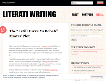 Tablet Screenshot of literatiwriting.wordpress.com