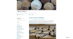 Desktop Screenshot of cakerybakery.wordpress.com