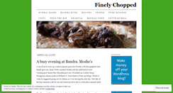 Desktop Screenshot of finelychoppedk.wordpress.com