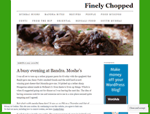 Tablet Screenshot of finelychoppedk.wordpress.com