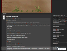 Tablet Screenshot of neglectedsciencedragcave.wordpress.com