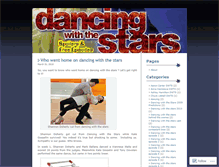 Tablet Screenshot of dancingwiththestarsspoilers.wordpress.com