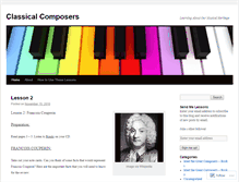 Tablet Screenshot of classicalcomposers.wordpress.com