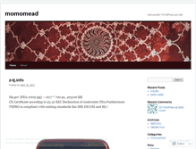 Tablet Screenshot of momomead.wordpress.com