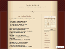 Tablet Screenshot of crudelia.wordpress.com