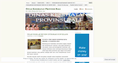 Desktop Screenshot of dinkesbali.wordpress.com