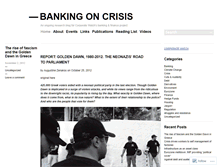 Tablet Screenshot of bankingoncrisis.wordpress.com