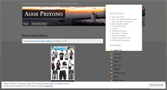 Desktop Screenshot of agospriyono.wordpress.com