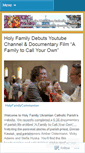 Mobile Screenshot of holyfamilychurch.wordpress.com