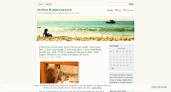 Desktop Screenshot of inonehappenstance.wordpress.com