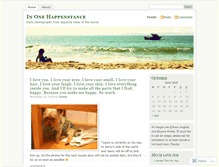 Tablet Screenshot of inonehappenstance.wordpress.com