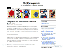 Tablet Screenshot of medimorphosis.wordpress.com