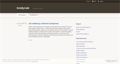 Desktop Screenshot of kredyciak.wordpress.com