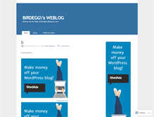 Tablet Screenshot of birdegg.wordpress.com