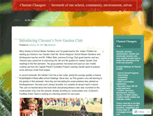 Tablet Screenshot of chesnutforchange.wordpress.com