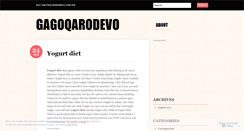 Desktop Screenshot of gagoqarodevo.wordpress.com