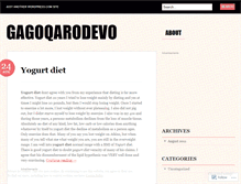 Tablet Screenshot of gagoqarodevo.wordpress.com