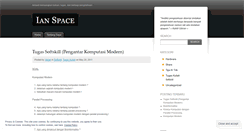 Desktop Screenshot of ianspace.wordpress.com