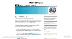 Desktop Screenshot of matesofvidya.wordpress.com