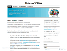 Tablet Screenshot of matesofvidya.wordpress.com