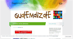 Desktop Screenshot of guatemalizate.wordpress.com