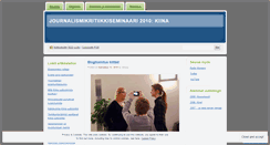 Desktop Screenshot of journalismikritiikki2010.wordpress.com