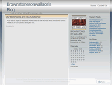 Tablet Screenshot of brownstonesonwallace.wordpress.com