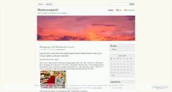 Desktop Screenshot of hopiablogger.wordpress.com