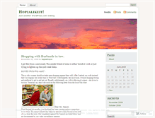 Tablet Screenshot of hopiablogger.wordpress.com