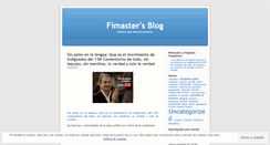 Desktop Screenshot of fimaster.wordpress.com