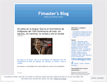 Tablet Screenshot of fimaster.wordpress.com