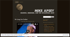 Desktop Screenshot of mikeapsey.wordpress.com