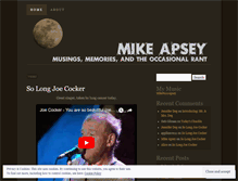 Tablet Screenshot of mikeapsey.wordpress.com