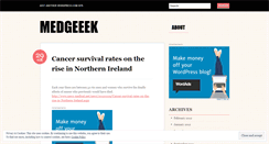 Desktop Screenshot of medgeeek.wordpress.com