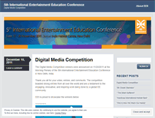 Tablet Screenshot of entertainmenteducation5.wordpress.com
