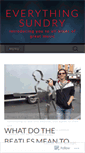 Mobile Screenshot of everythingsundry.wordpress.com