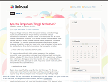 Tablet Screenshot of linksoal.wordpress.com