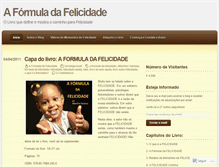 Tablet Screenshot of aformuladafelicidade.wordpress.com