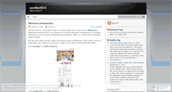 Desktop Screenshot of caroline0212.wordpress.com