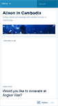Mobile Screenshot of alisonincambodia.wordpress.com