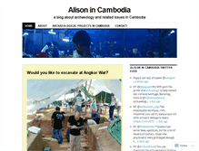 Tablet Screenshot of alisonincambodia.wordpress.com