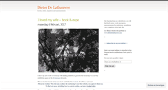 Desktop Screenshot of dieterdelathauwer.wordpress.com