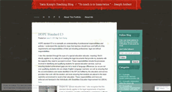Desktop Screenshot of kempte.wordpress.com
