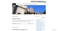 Desktop Screenshot of nwdpublishing.wordpress.com