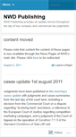 Mobile Screenshot of nwdpublishing.wordpress.com