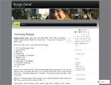 Tablet Screenshot of bungazainal.wordpress.com