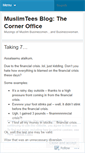 Mobile Screenshot of muslimtees.wordpress.com