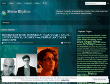 Tablet Screenshot of metrorhythm.wordpress.com