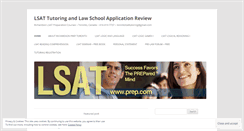 Desktop Screenshot of lsattutoring.wordpress.com