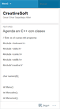Mobile Screenshot of creativesoft.wordpress.com